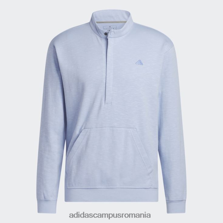 adidas campus romania du-te la 1/4-zip pulover albastru zori bărbați zori albastre J266N220887