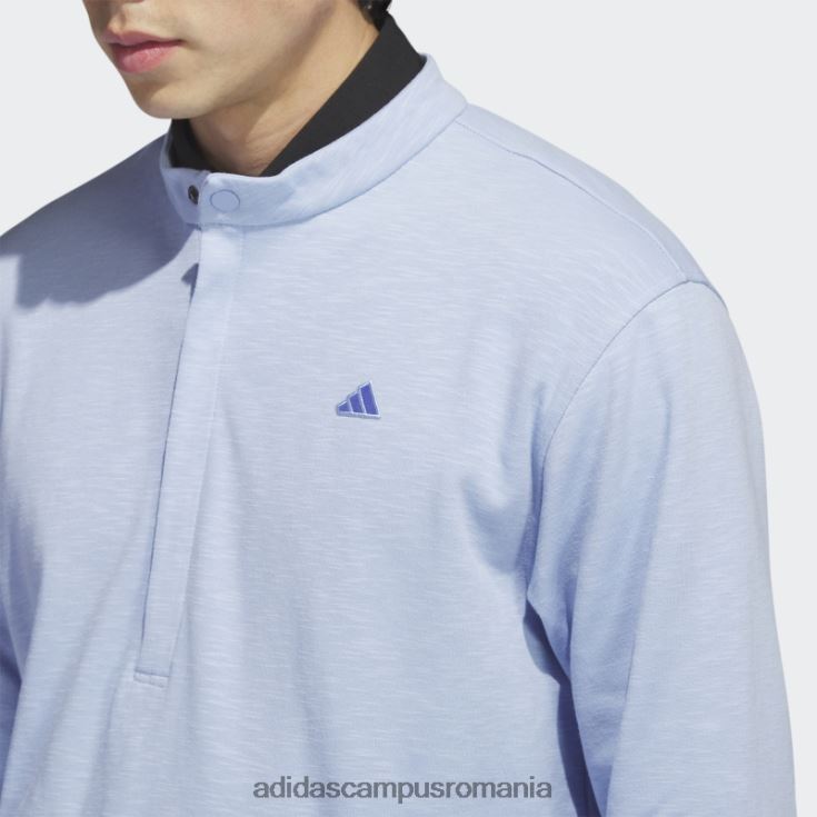 adidas campus romania du-te la 1/4-zip pulover albastru zori bărbați zori albastre J266N220887