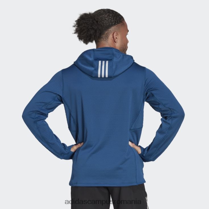 adidas campus romania fleece x-city running hanorac modă marine bărbați marin J266N220786