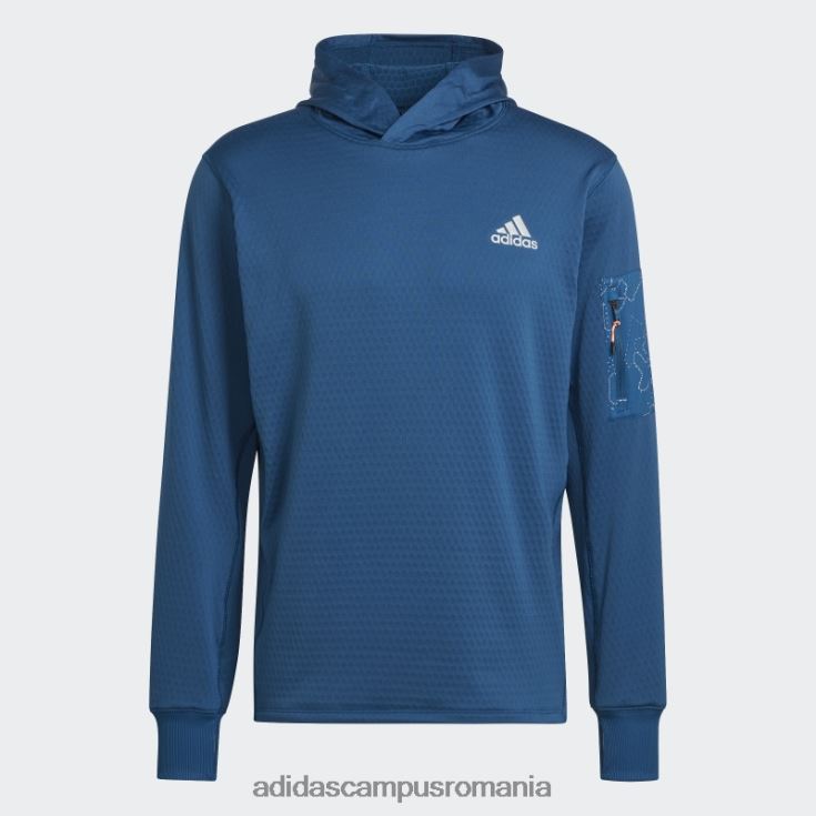 adidas campus romania fleece x-city running hanorac modă marine bărbați marin J266N220786