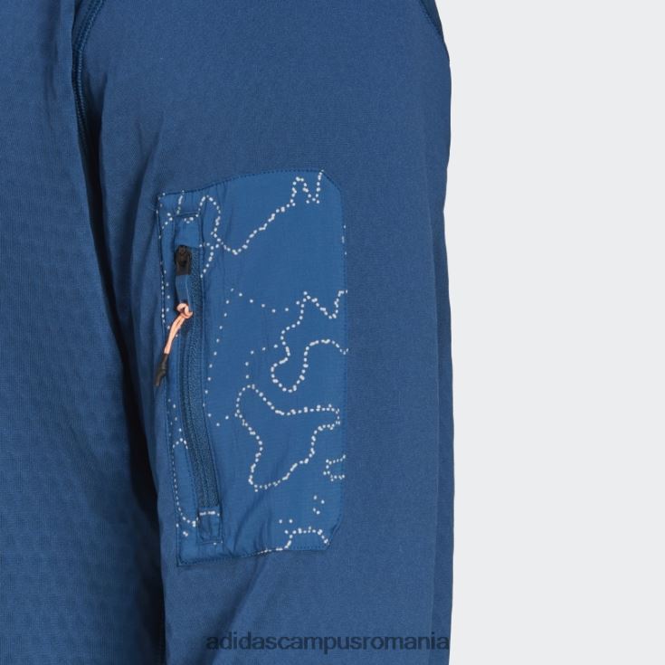 adidas campus romania fleece x-city running hanorac modă marine bărbați marin J266N220786