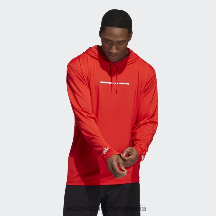 adidas campus romania hanoraș pulover donovan mitchell roșu adidas bărbați roșu J266N220916