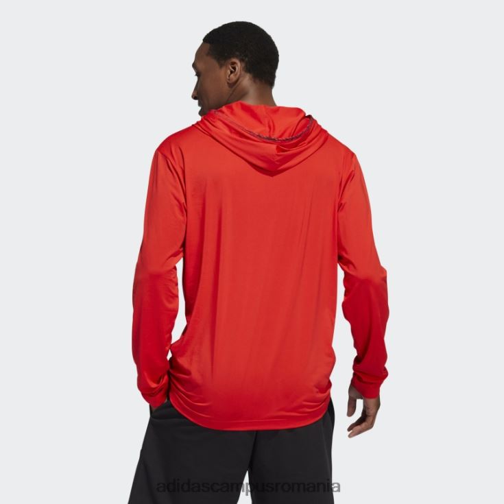 adidas campus romania hanoraș pulover donovan mitchell roșu adidas bărbați roșu J266N220916