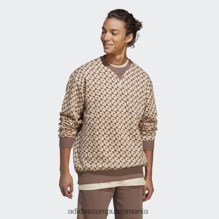 adidas campus romania hanorac all szn x logomania bej bărbați bej/pământ J266N220749