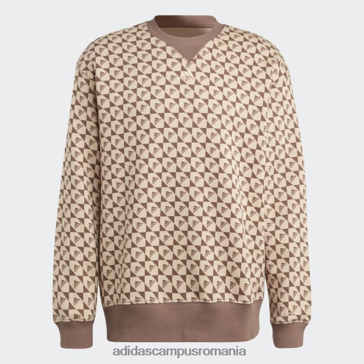 adidas campus romania hanorac all szn x logomania bej bărbați bej/pământ J266N220749