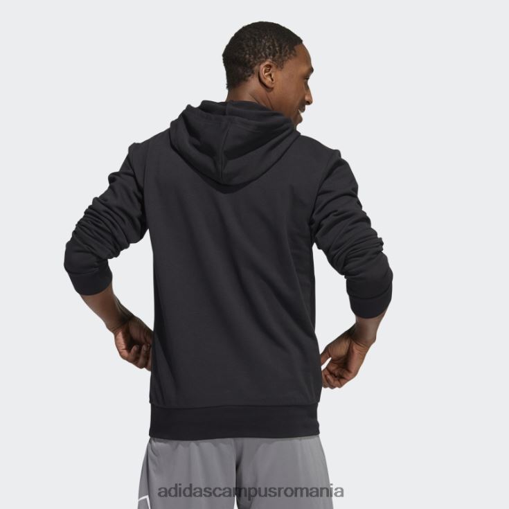 adidas campus romania hanorac baschet legendele negre bărbați alb negru J266N220759