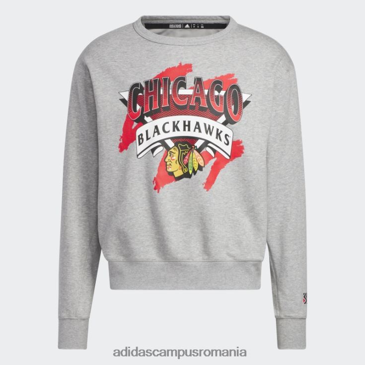 adidas campus romania hanorac blackhawks vintage crew gri mediu adidas bărbați gri mediu/alb/multi J266N220922