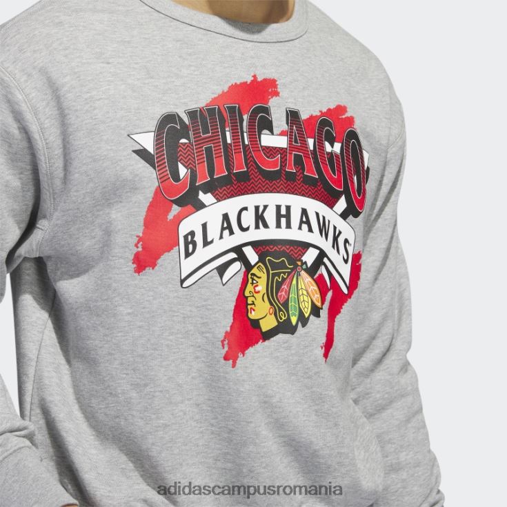 adidas campus romania hanorac blackhawks vintage crew gri mediu adidas bărbați gri mediu/alb/multi J266N220922