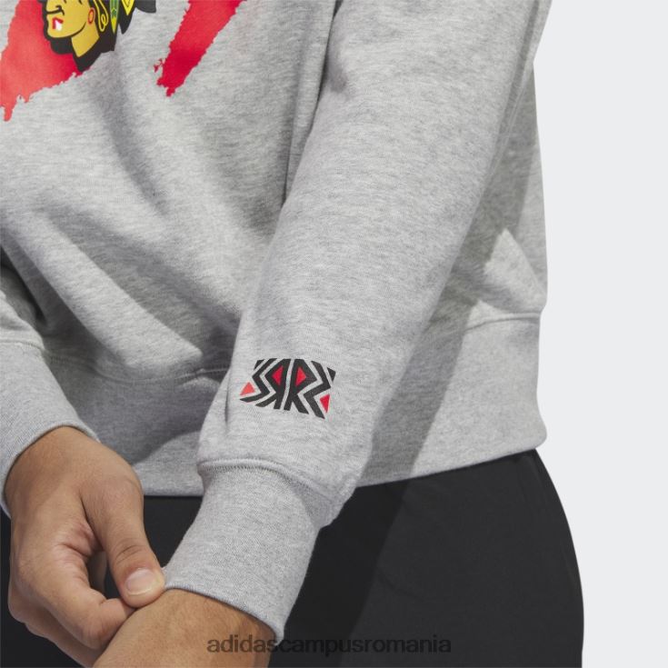 adidas campus romania hanorac blackhawks vintage crew gri mediu adidas bărbați gri mediu/alb/multi J266N220922