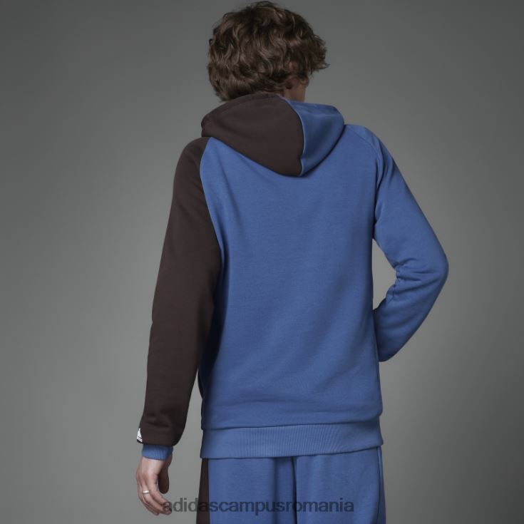 adidas campus romania hanorac colorblock french terry oțel adidas bărbați oţel J266N220970