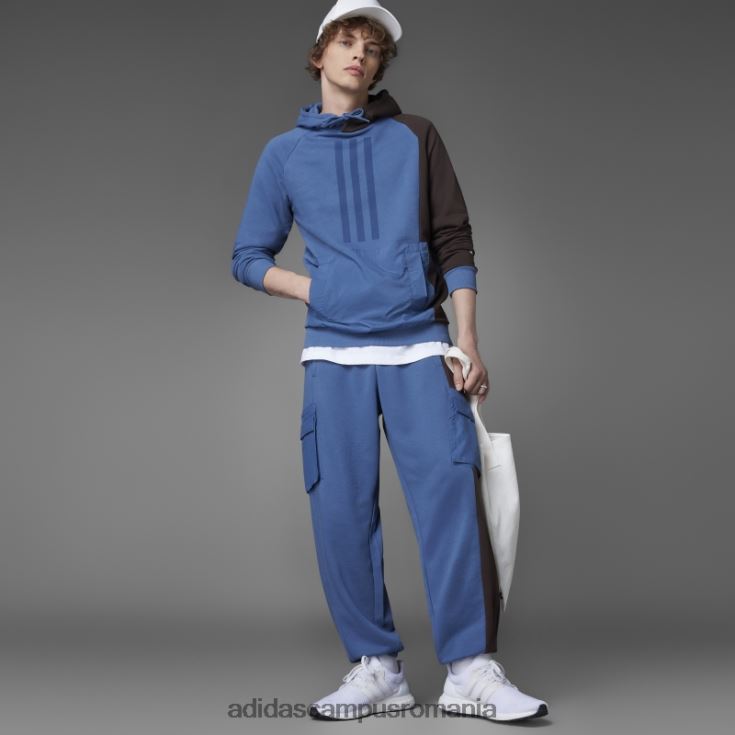 adidas campus romania hanorac colorblock french terry oțel adidas bărbați oţel J266N220970