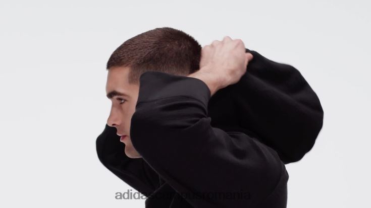 adidas campus romania hanorac cu glugă din țesătură franțuzească inversată (gen neutru) negru bărbați negru J266N220756