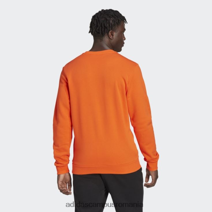 adidas campus romania hanorac cu logo mare essentials portocaliu bărbați portocaliu/alb J266N220924