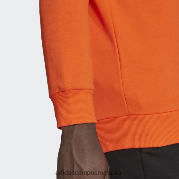 adidas campus romania hanorac cu logo mare essentials portocaliu bărbați portocaliu/alb J266N220924