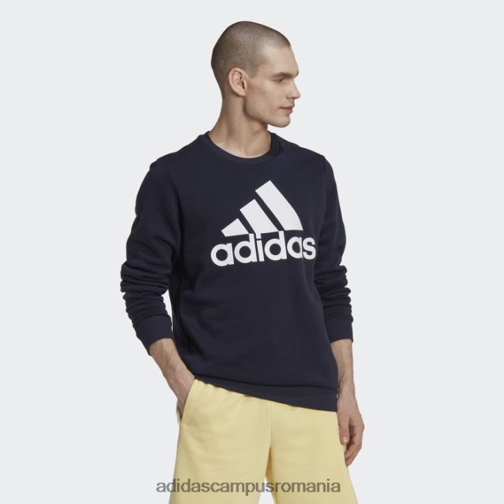 adidas campus romania hanorac cu logo mare ink essentials bărbați cerneală/alb J266N220789