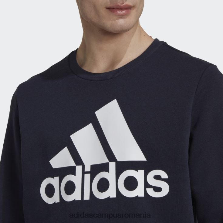 adidas campus romania hanorac cu logo mare ink essentials bărbați cerneală/alb J266N220789
