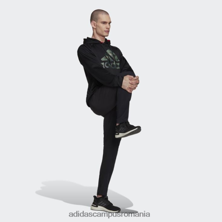 adidas campus romania hanorac cu logo-ul camo aeroready game and go negru adidas bărbați negru J266N220778