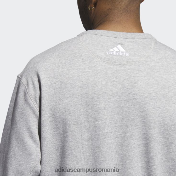adidas campus romania hanorac de echipaj vintage flyers gri mediu bărbați gri mediu/alb/multi J266N220921