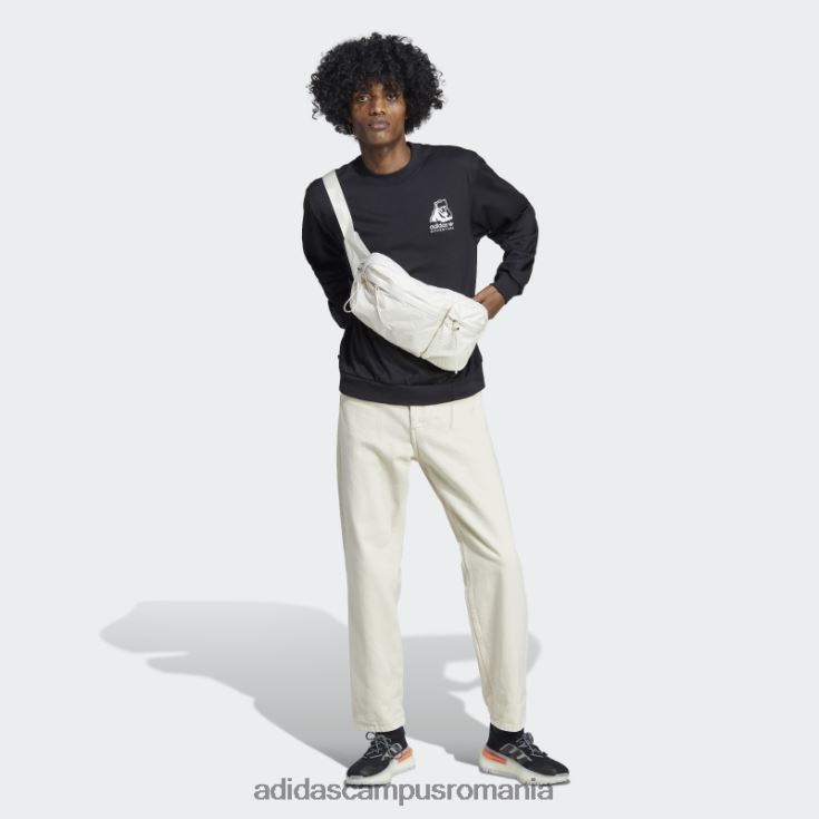 adidas campus romania hanorac de iarnă aventură cu gât negru bărbați negru J266N220758