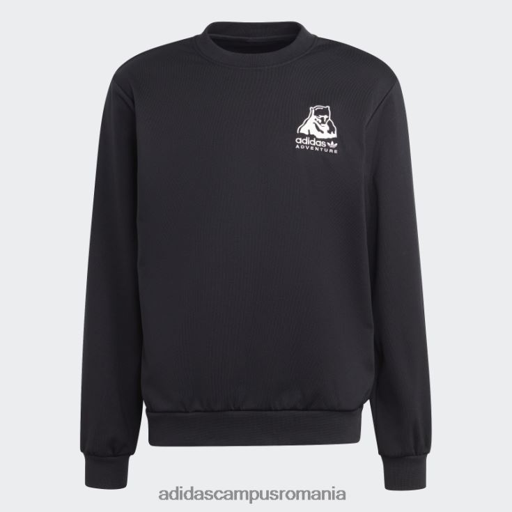 adidas campus romania hanorac de iarnă aventură cu gât negru bărbați negru J266N220758