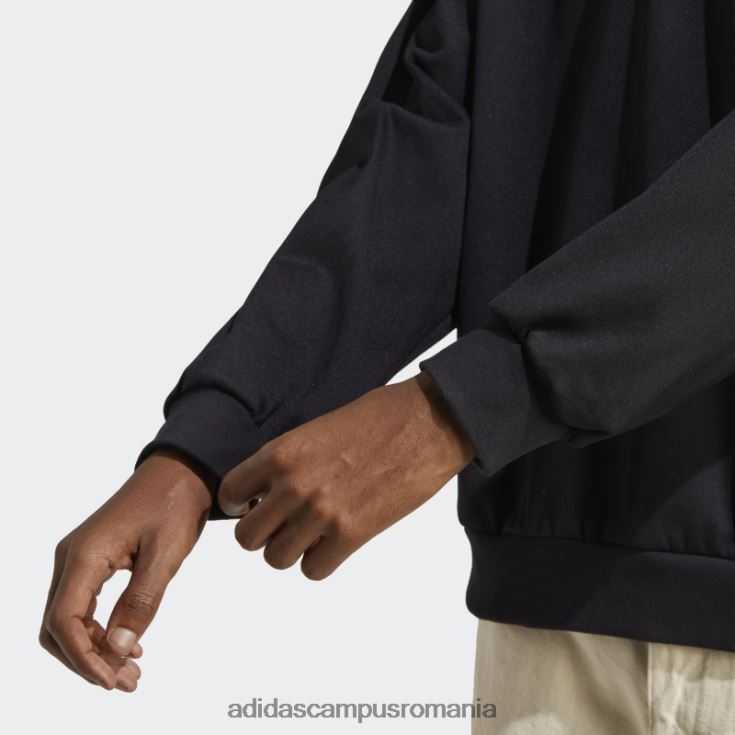adidas campus romania hanorac de iarnă aventură cu gât negru bărbați negru J266N220758