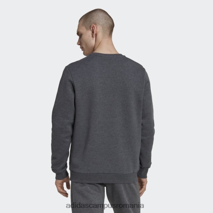 adidas campus romania hanorac essentials cu logo mare, gri închis, negru bărbați gri închis alb/cai J266N220761