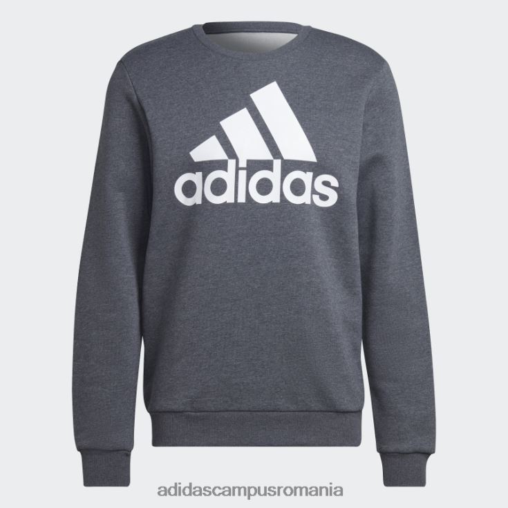 adidas campus romania hanorac essentials cu logo mare, gri închis, negru bărbați gri închis alb/cai J266N220761
