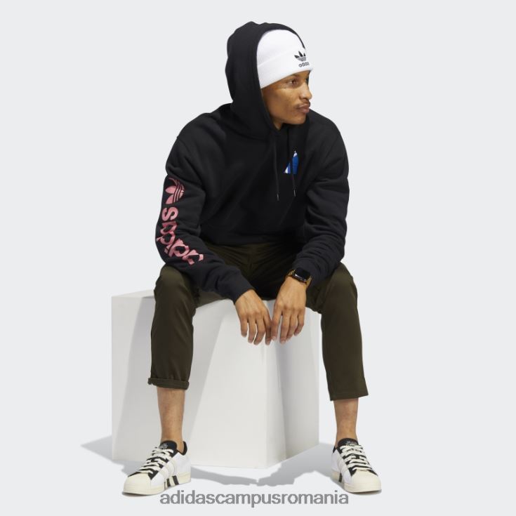 adidas campus romania hanorac negru og heart box adidas bărbați negru J266N220769