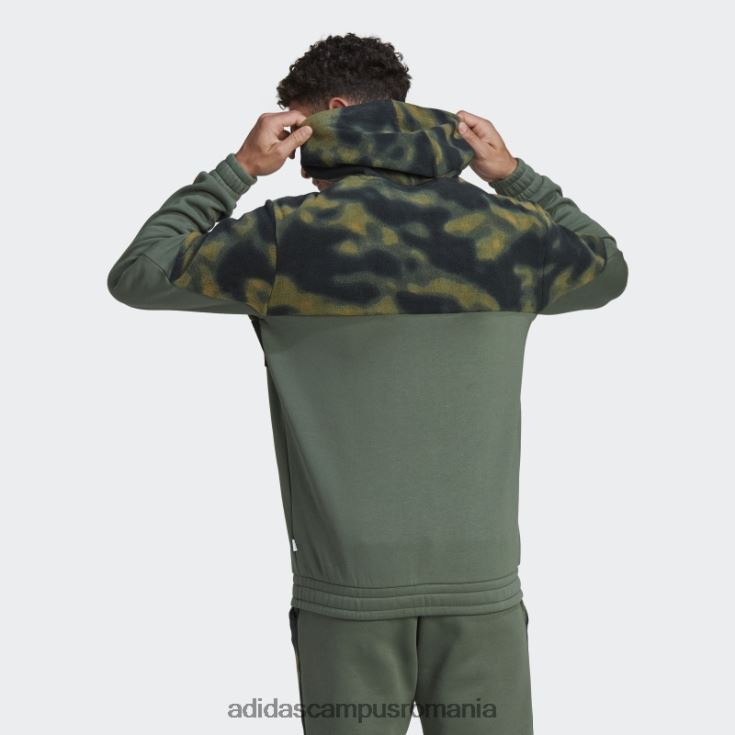 adidas campus romania hanorac orbit verde polar fleece nature bărbați orbita verde/oxid verde J266N220753