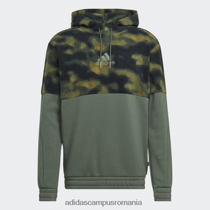adidas campus romania hanorac orbit verde polar fleece nature bărbați orbita verde/oxid verde J266N220753