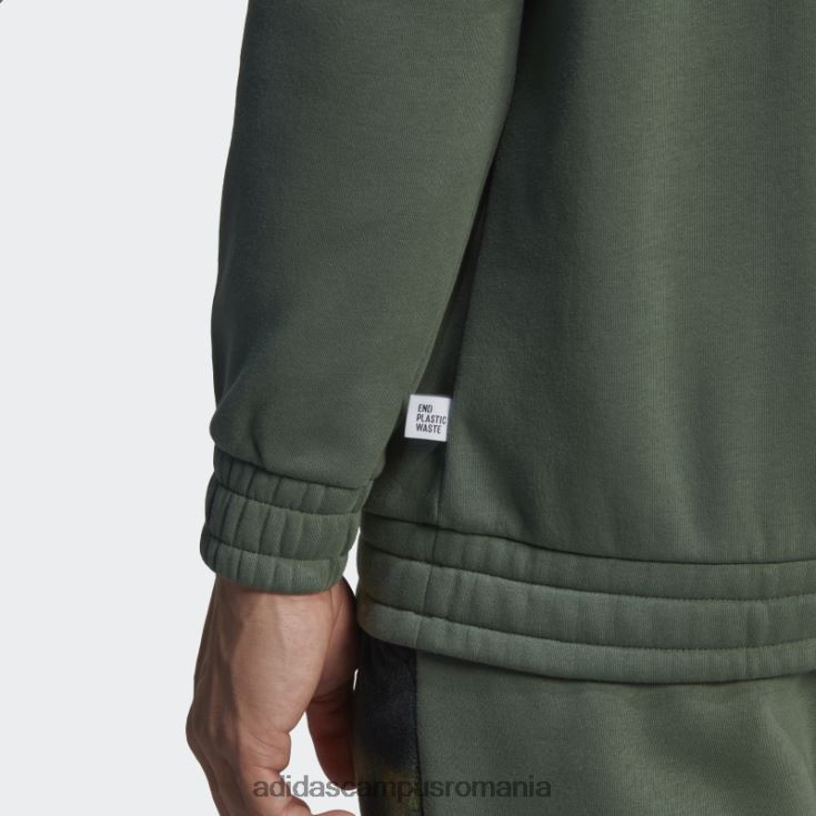 adidas campus romania hanorac orbit verde polar fleece nature bărbați orbita verde/oxid verde J266N220753