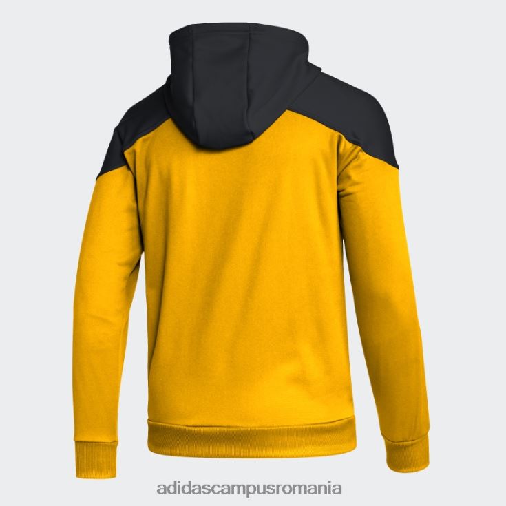 adidas campus romania hanorac pulover cu pinguini de aur colegiu bărbați colegiu auriu/alb/multi J266N220776