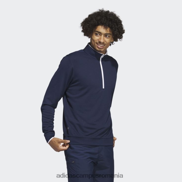 adidas campus romania pulover cu fermoar sfert bleumarin adidas bărbați marina J266N220784