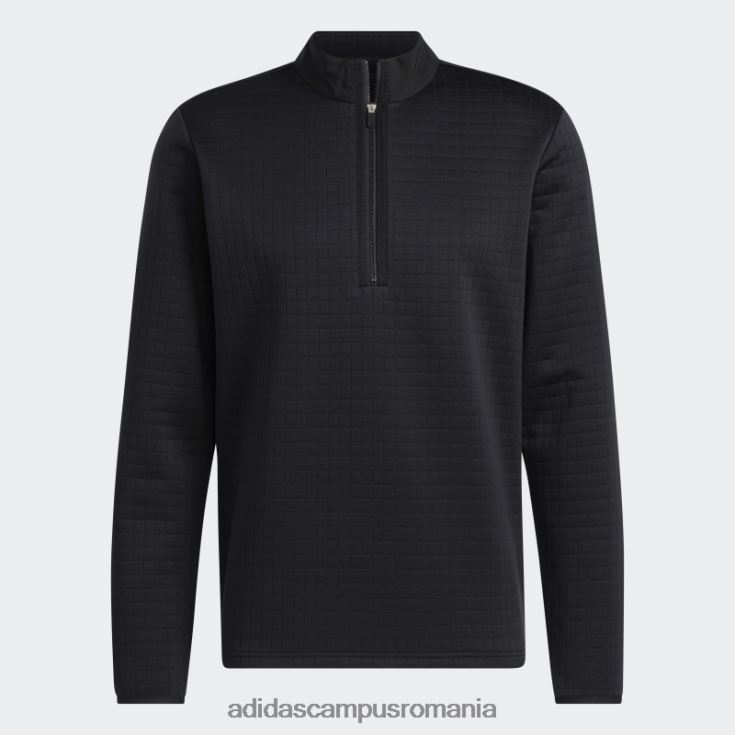 adidas campus romania Pulover negru cu fermoar 1/4 hidrofug bărbați negru J266N221434