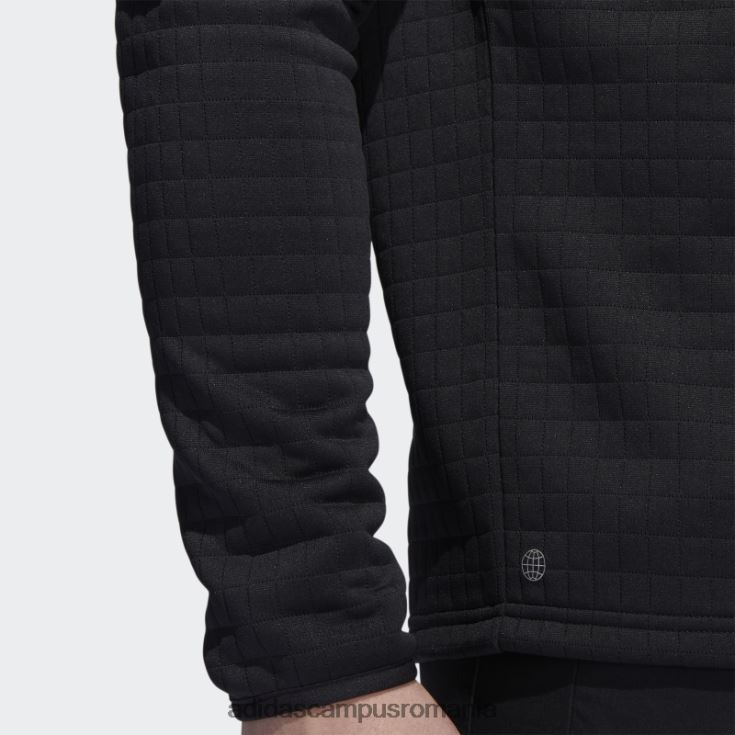 adidas campus romania Pulover negru cu fermoar 1/4 hidrofug bărbați negru J266N221434