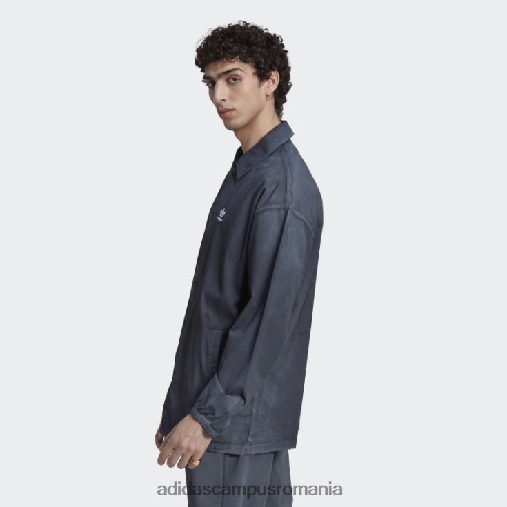 adidas campus romania cămașă de antrenor negru essentials+ colorant adidas bărbați alb negru J266N221339
