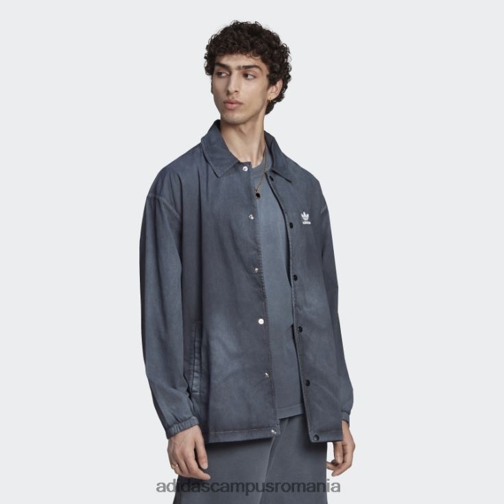 adidas campus romania cămașă de antrenor negru essentials+ colorant adidas bărbați alb negru J266N221339