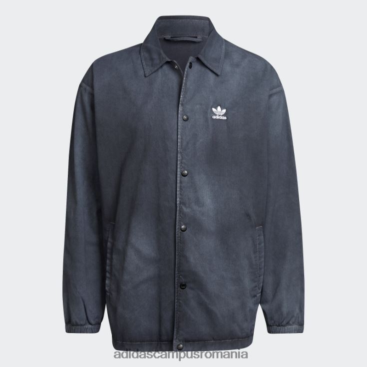 adidas campus romania cămașă de antrenor negru essentials+ colorant adidas bărbați alb negru J266N221339