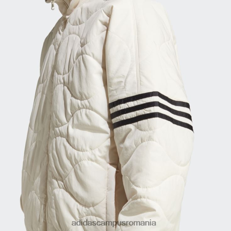 adidas campus romania geacă albă adicolor neuclassics bărbați alb negru J266N221401