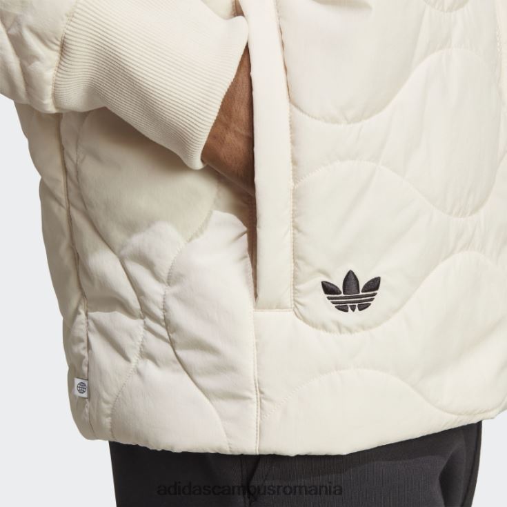 adidas campus romania geacă albă adicolor neuclassics bărbați alb negru J266N221401