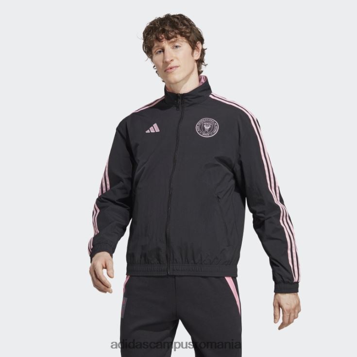 adidas campus romania geaca neagra inter miami cf anthem bărbați negru/roz adevărat J266N221407
