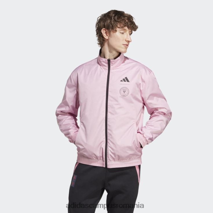 adidas campus romania geaca neagra inter miami cf anthem bărbați negru/roz adevărat J266N221407