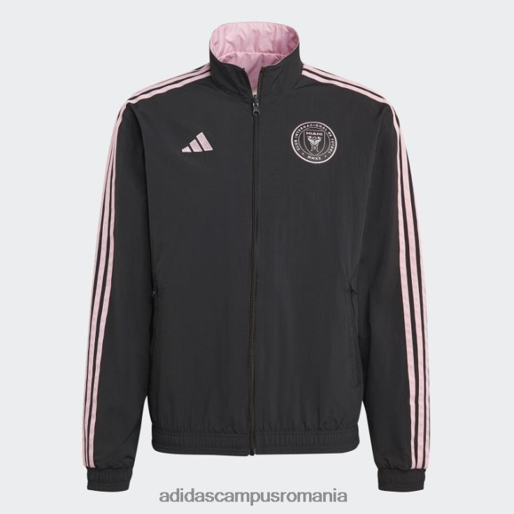 adidas campus romania geaca neagra inter miami cf anthem bărbați negru/roz adevărat J266N221407