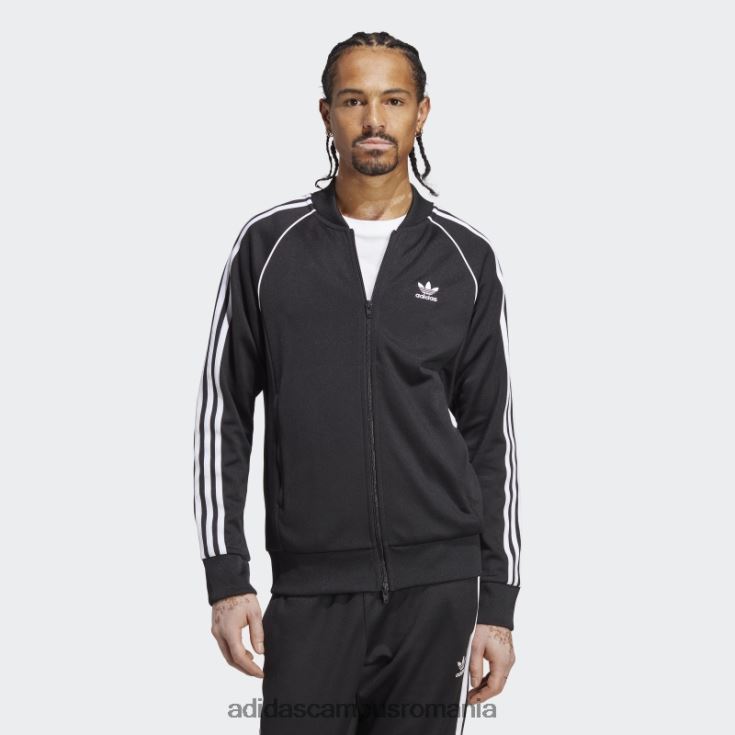 adidas campus romania jachetă adicolor classics neagră sst bărbați negru J266N220401