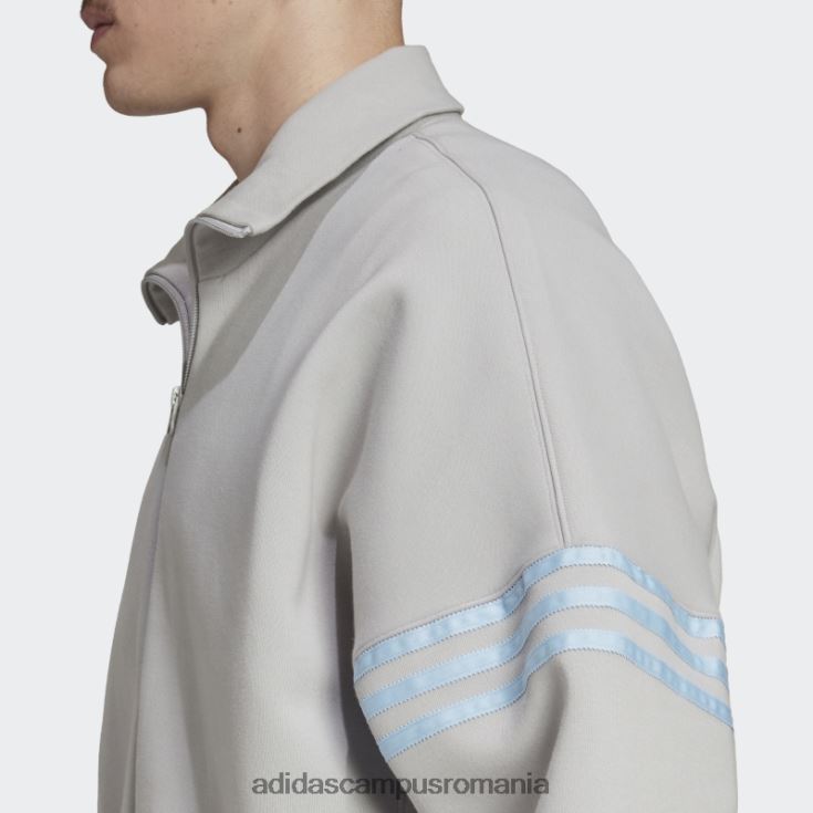 adidas campus romania jachetă adicolor neuclassics gri bărbați gri/cer J266N220216