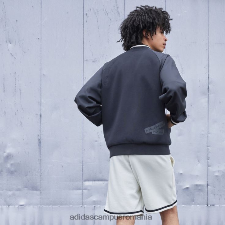 adidas campus romania jachetă bomber cu imprimeu negru (neutru de gen) bărbați negru J266N221425