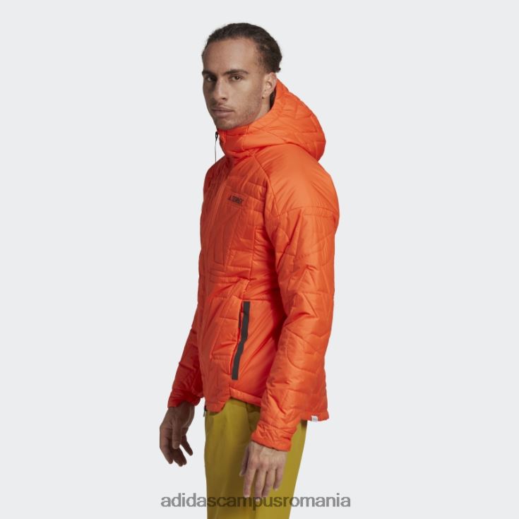 adidas campus romania jachetă căptușită cu glugă orange terrex myshelter primaloft bărbați portocale J266N221406