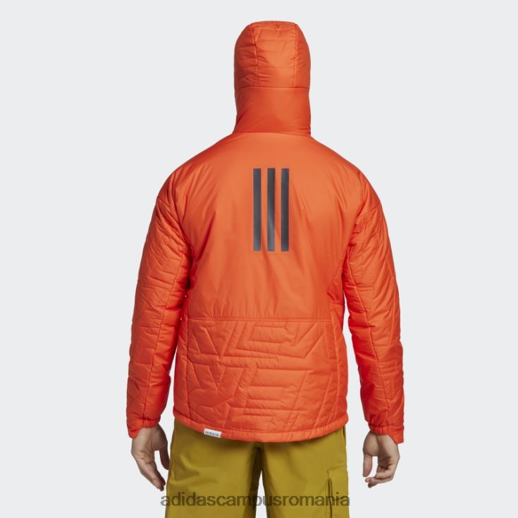 adidas campus romania jachetă căptușită cu glugă orange terrex myshelter primaloft bărbați portocale J266N221406
