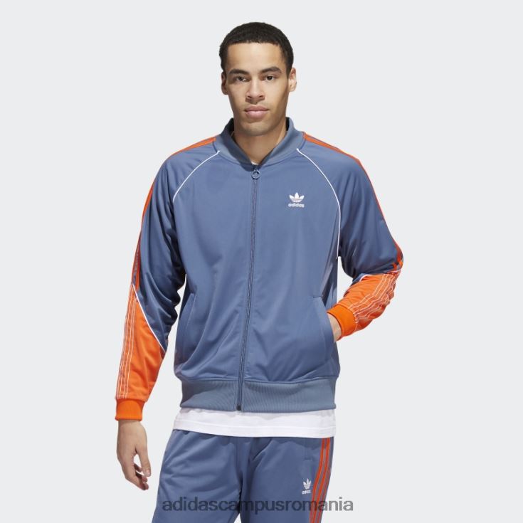 adidas campus romania jachetă de sport adidas tricot sst bărbați otel/portocaliu/alb J266N220151