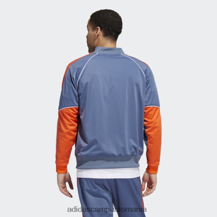 adidas campus romania jachetă de sport adidas tricot sst bărbați otel/portocaliu/alb J266N220151